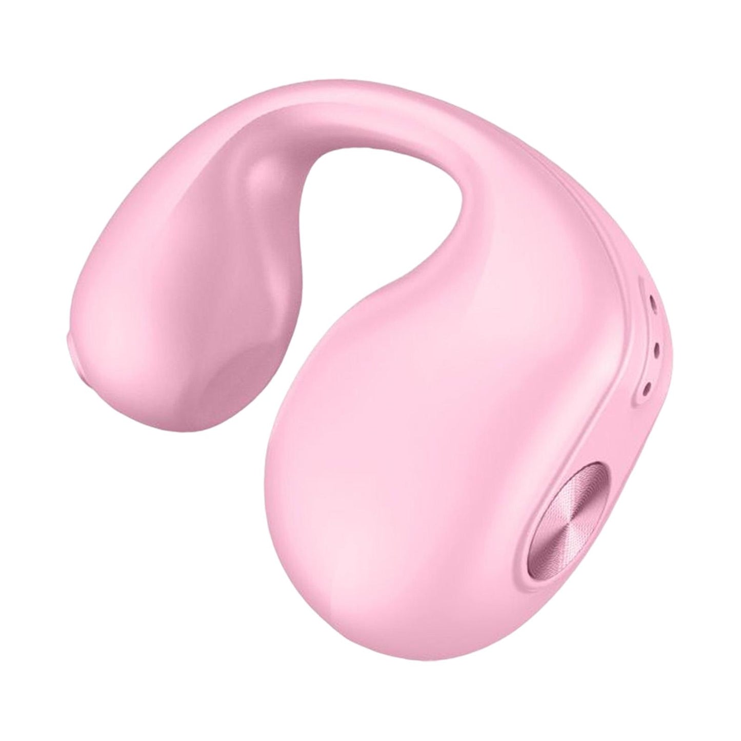 1 Piece Ear Clip Wireless Headset Portable HiFi Sound for Driving Business Pink