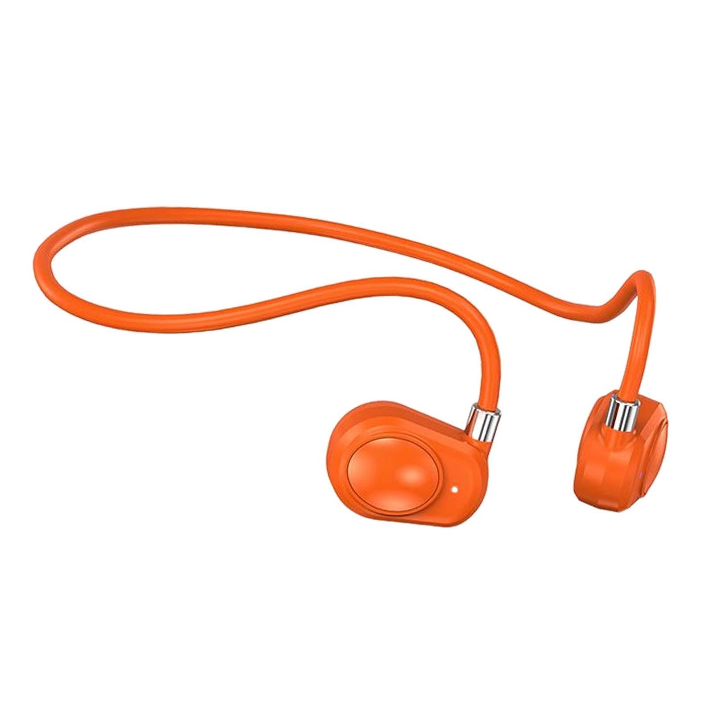 Headphones Headset Sweatproof HiFi Earphones for Cycling Workout Sports Orange
