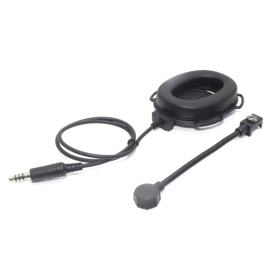 2 Way Radio Headset with Mic Single Side Adjustable for Helmet HD03 Headset