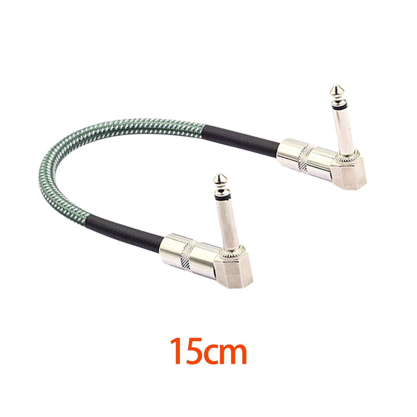 Electric Instrument Cable Braided Tweed Low Noise Guitar Cable for Equalizer