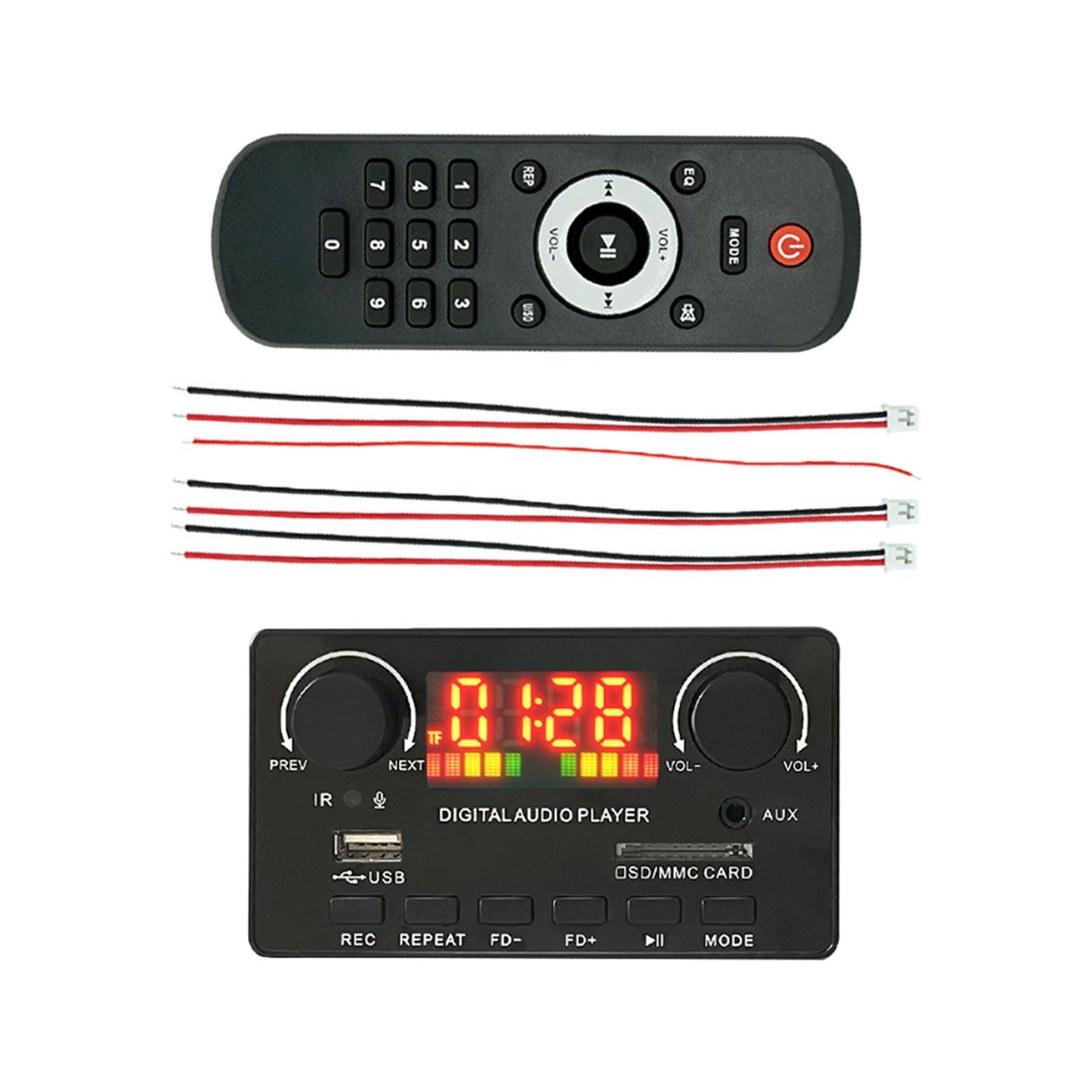 Decoder Board Module 2x40W Audio Module Lossless Audio Player V5.0 Jq-D125BT