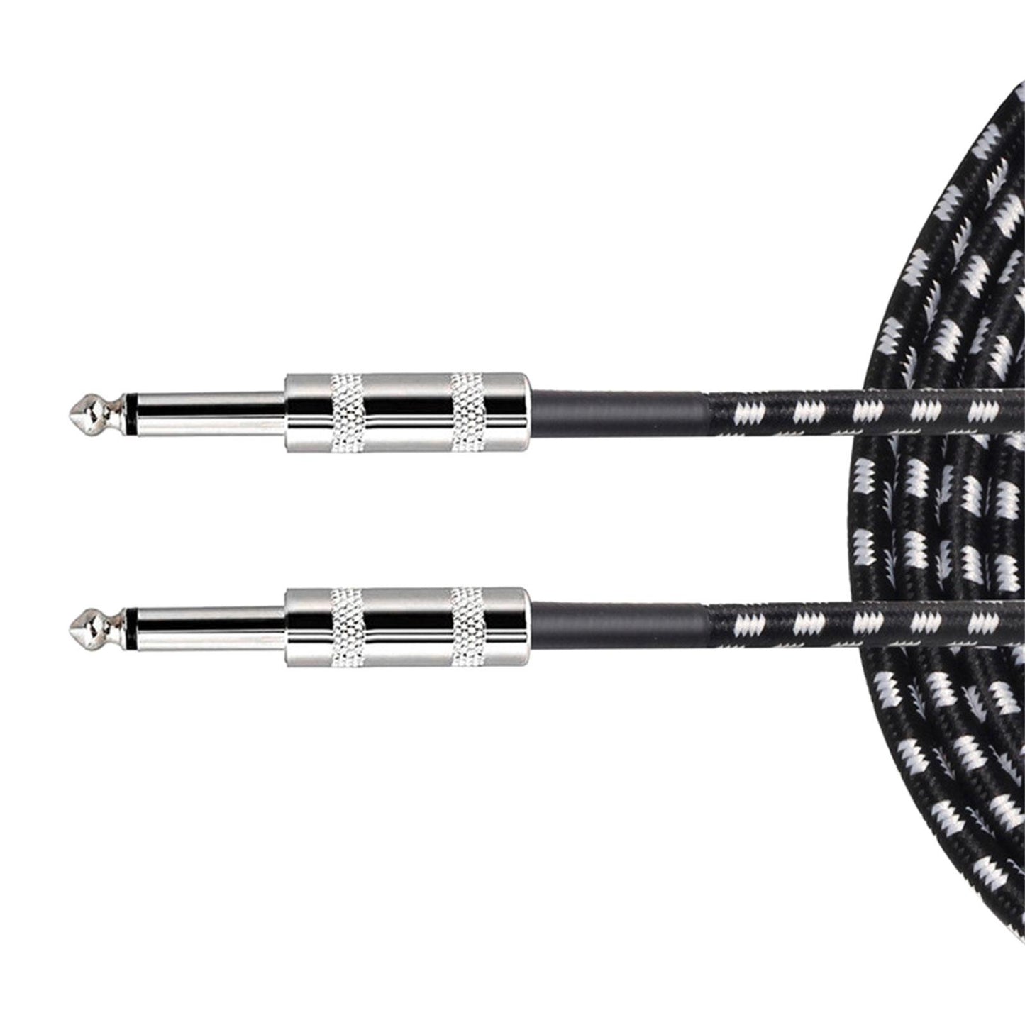 Guitar Cable Guitar 22AWG 6.35mm Plug Braided for Bass Mixing Console