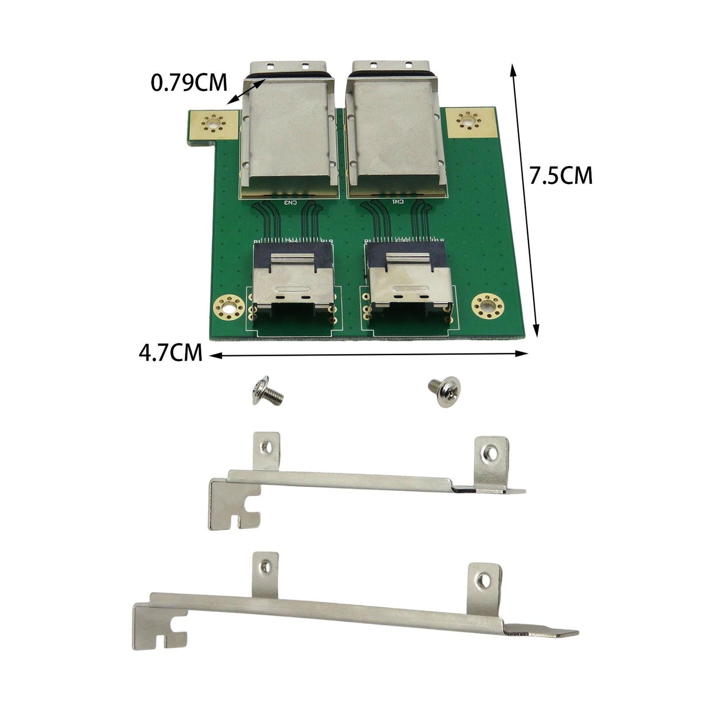 SAS SFF-8088 to SAS36P SFF-8087 Adapter in PCI Bracket Computer Accessory