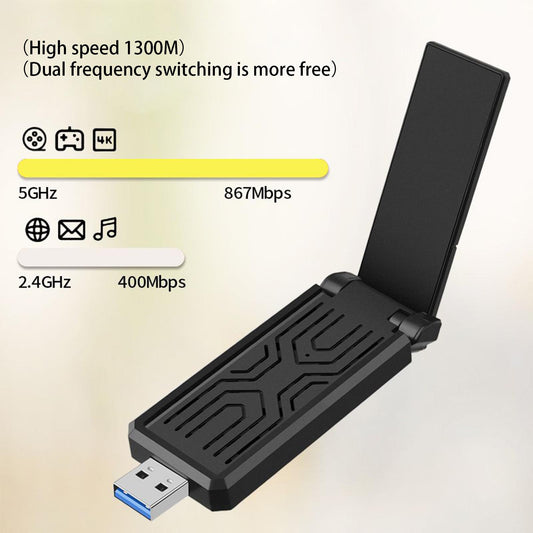 USB WiFi Adapter Dual Band Antenna 5GHz 2.4GHz for Windows XP for Vista