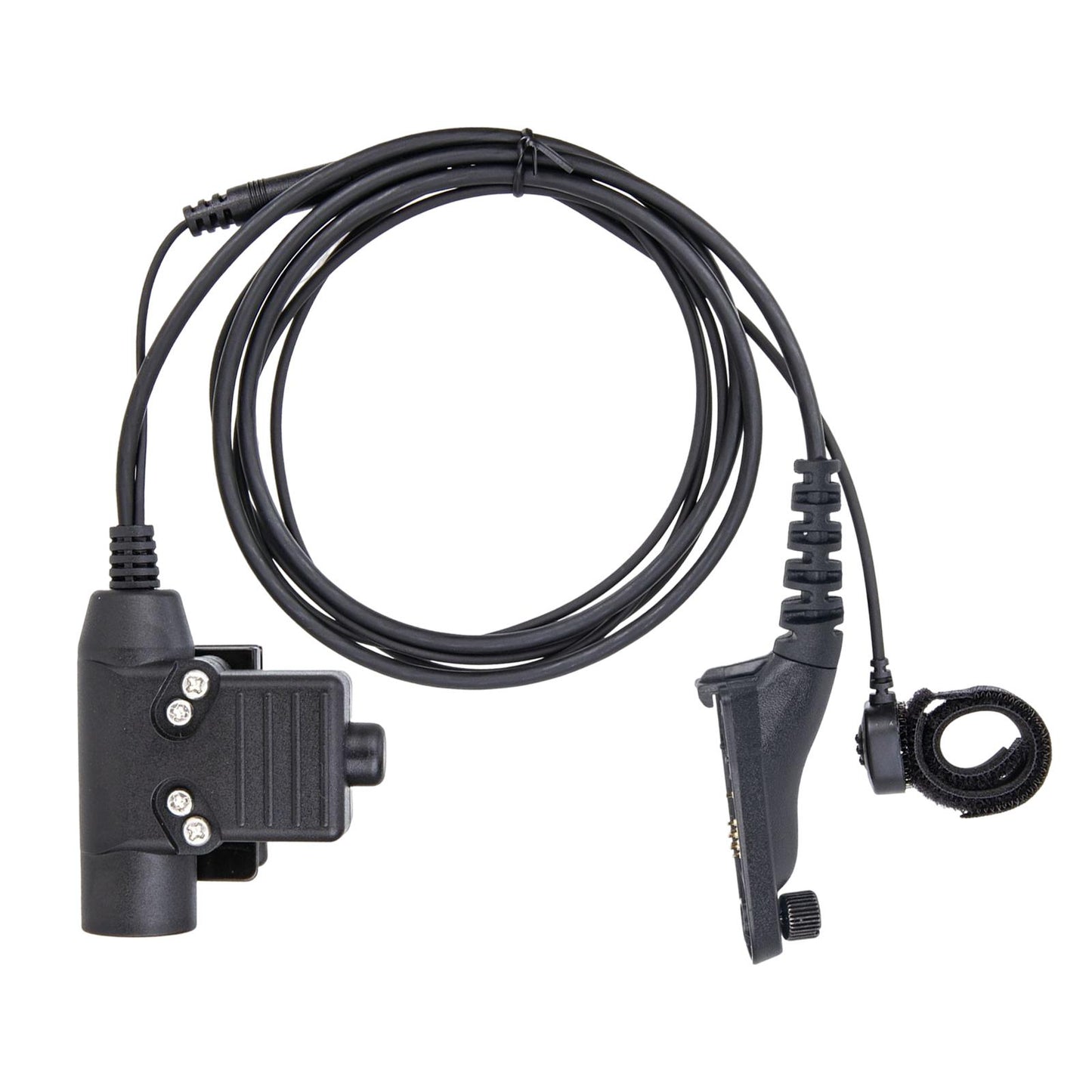 U94 PTT Adapter Connector Cable with Clip for Xir P8268 P8668 Walkie Talkie