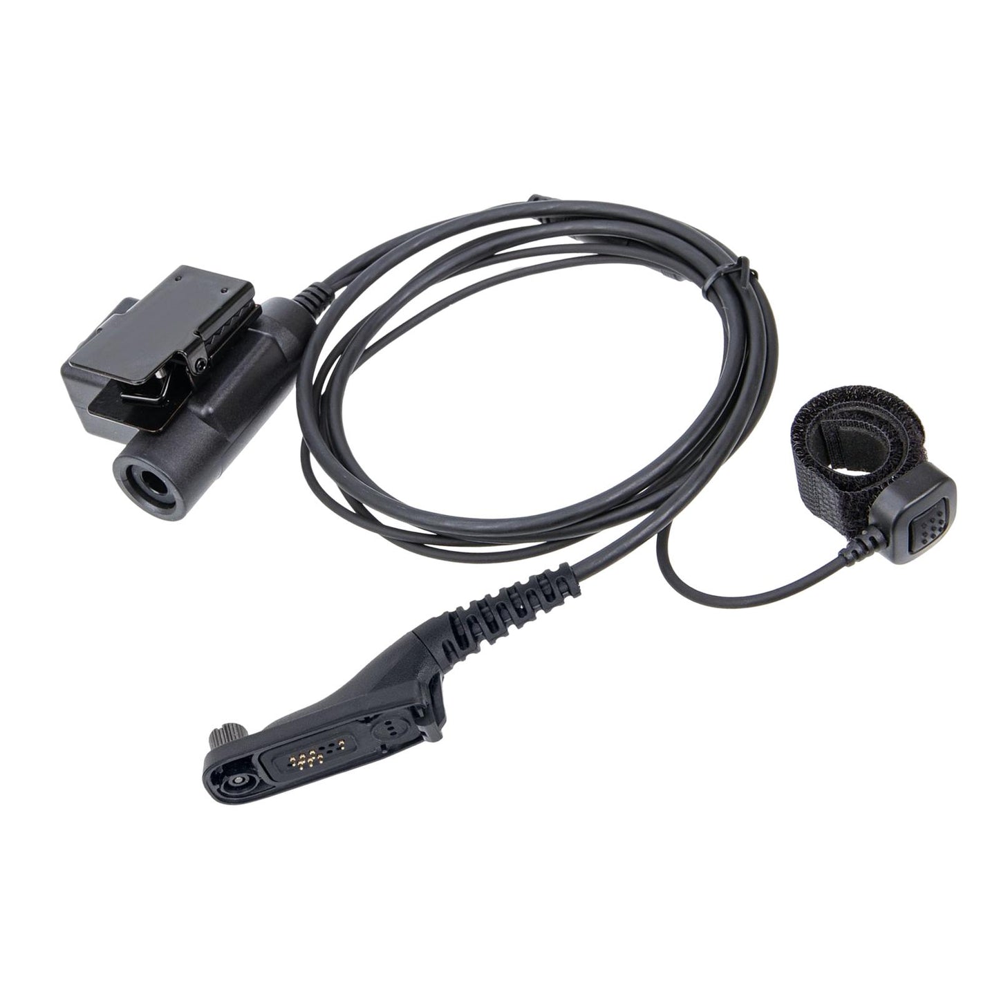 U94 PTT Adapter Connector Cable with Clip for Xir P8268 P8668 Walkie Talkie