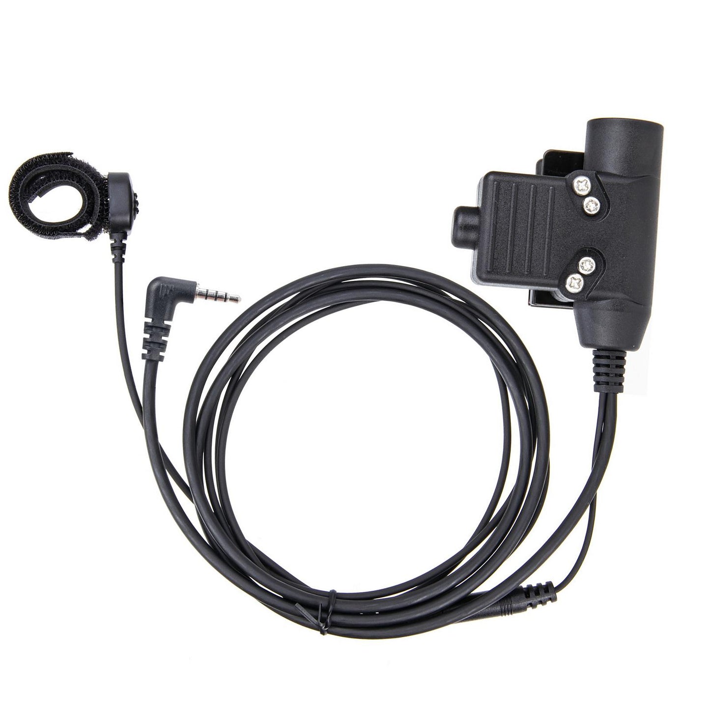 U94 PTT Adapter Cable with Finger Microphone Push to Talk PTT High Strength