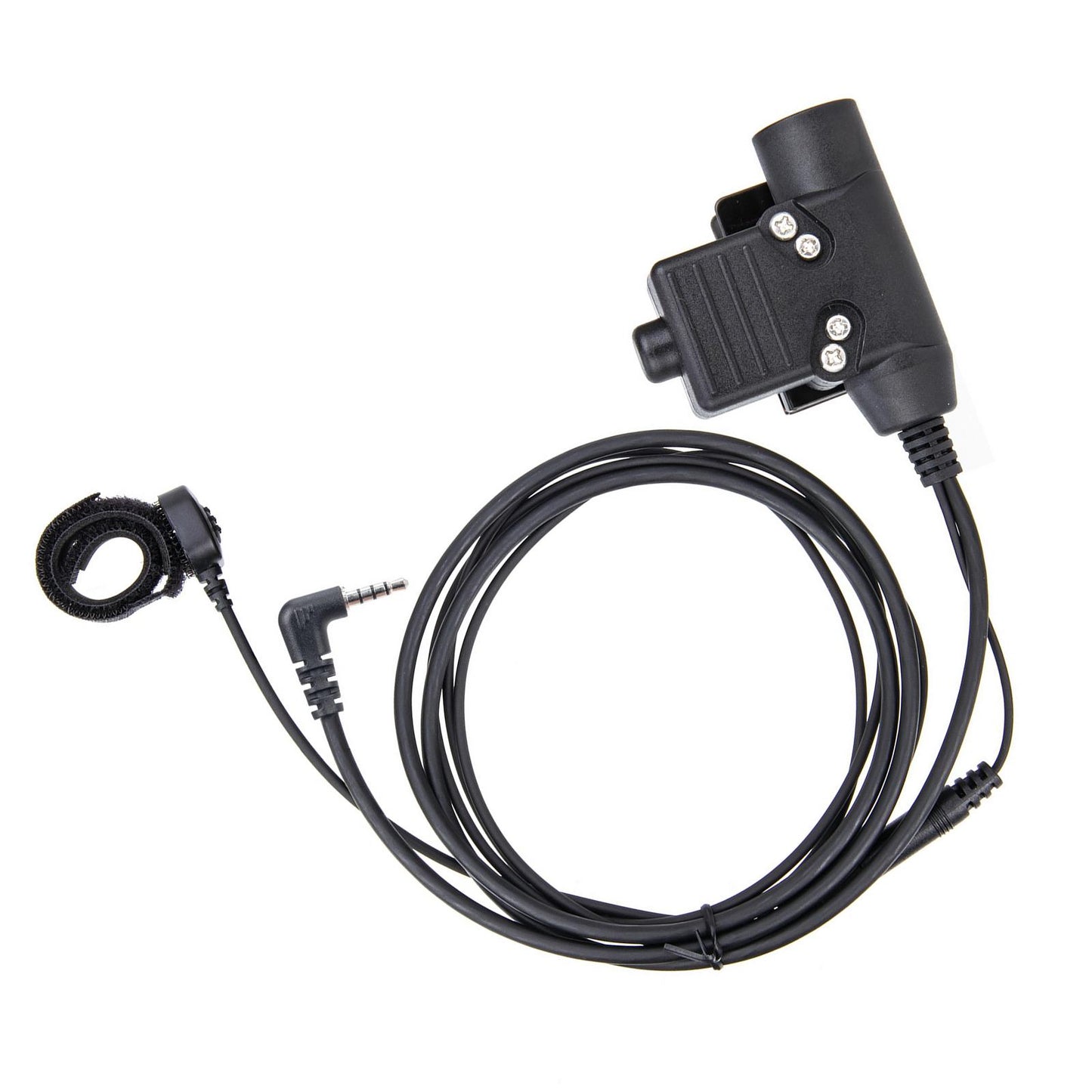 U94 PTT Adapter Cable with Finger Microphone Push to Talk PTT High Strength