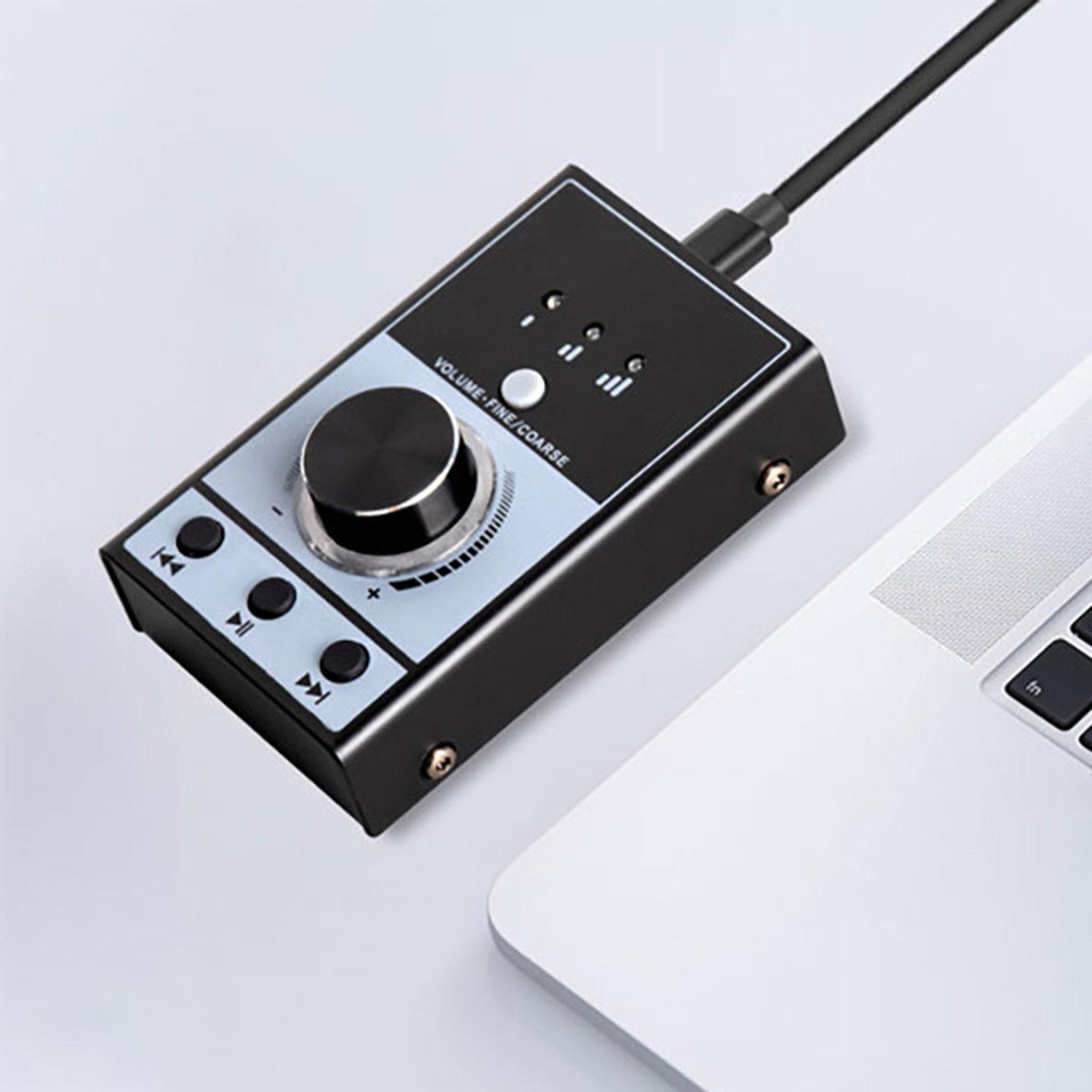 Multimedia Controller Knob USB Volume Control Knob for Win7/8/10 PC Computer