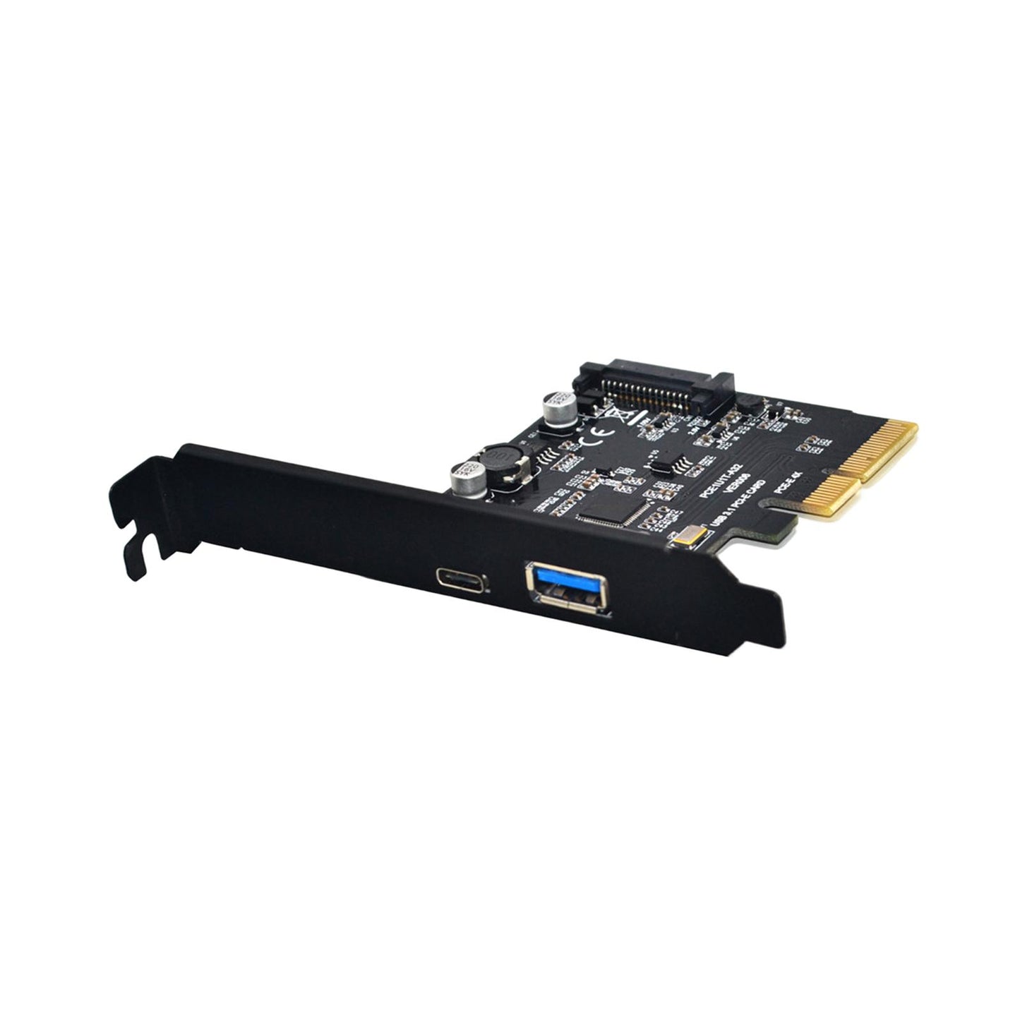 Pci-e to USB 3.1 Gen2 10 Gbps Type C Expansion Card for Computer PC 4X