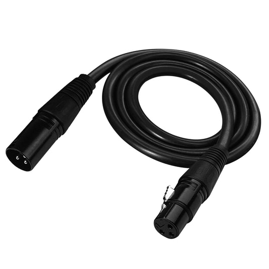 Balanced Microphone Cord 3 Pin 3 Feet 24AWG for Audio Recording Studio Stage
