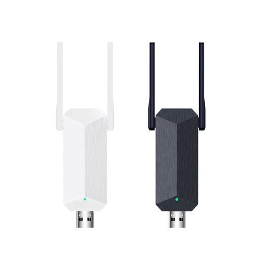 Wireless Network Adapter USB 3.0 Wireless WiFi Adapter for PC Laptop Desktop White