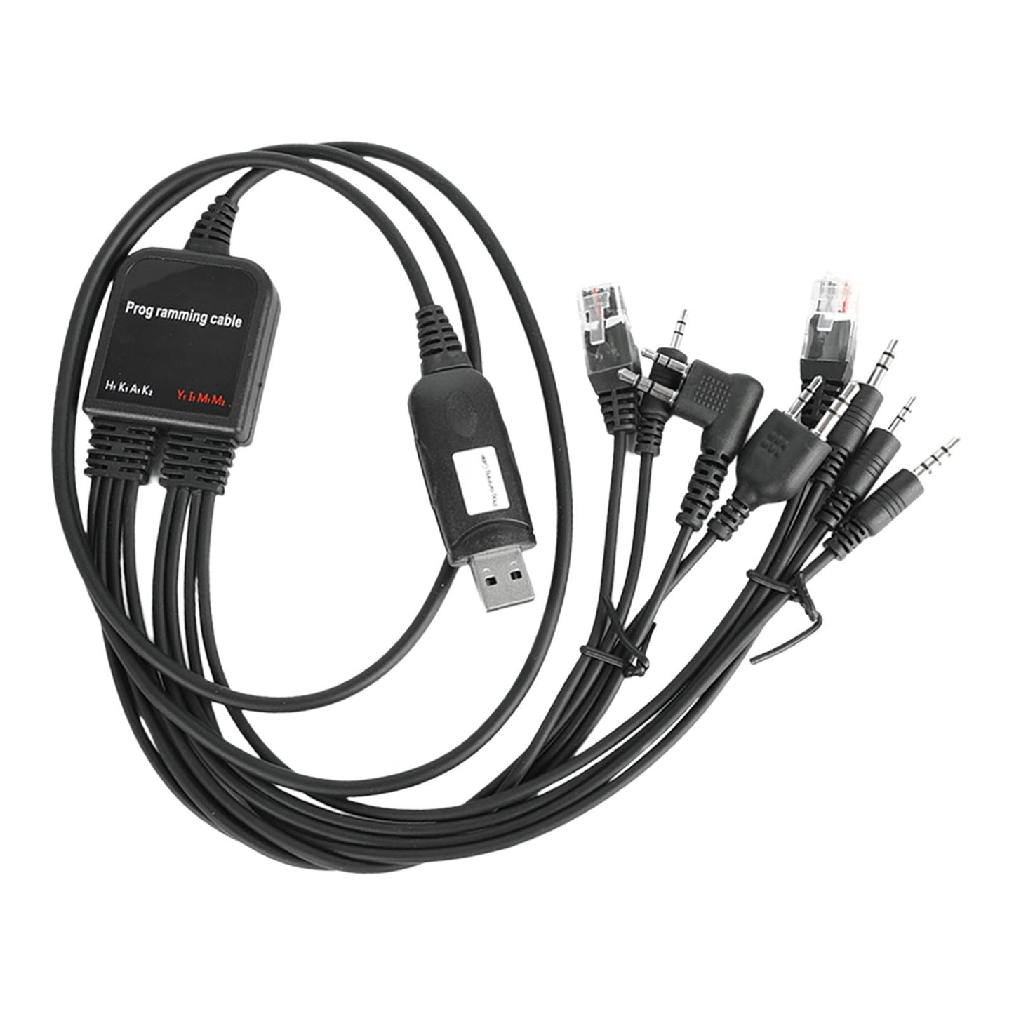 8 in 1 Programming Cable Replacement Handheld Radios for GP88S GP2000 GP3688