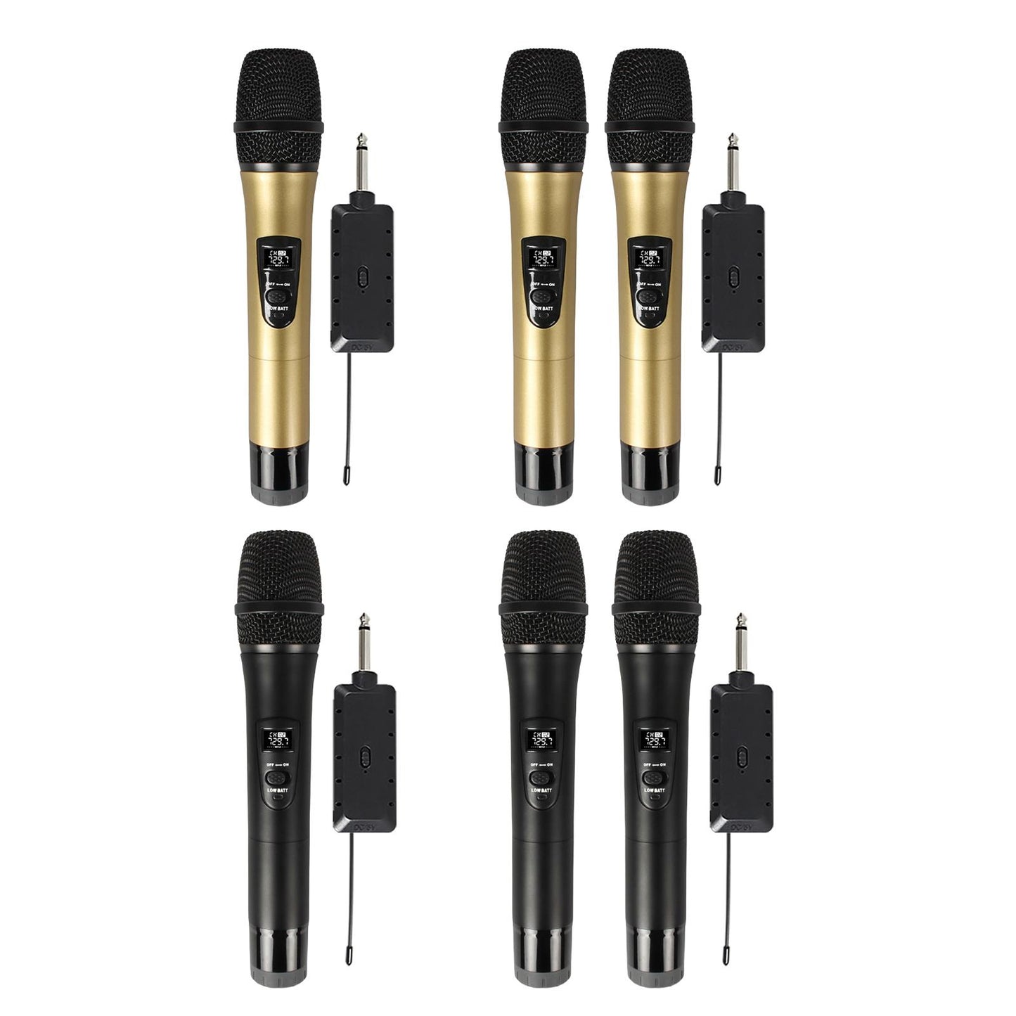 microphone Cordless Mic Set Durable Stable Performance Auto Connect Single Mic Aureate