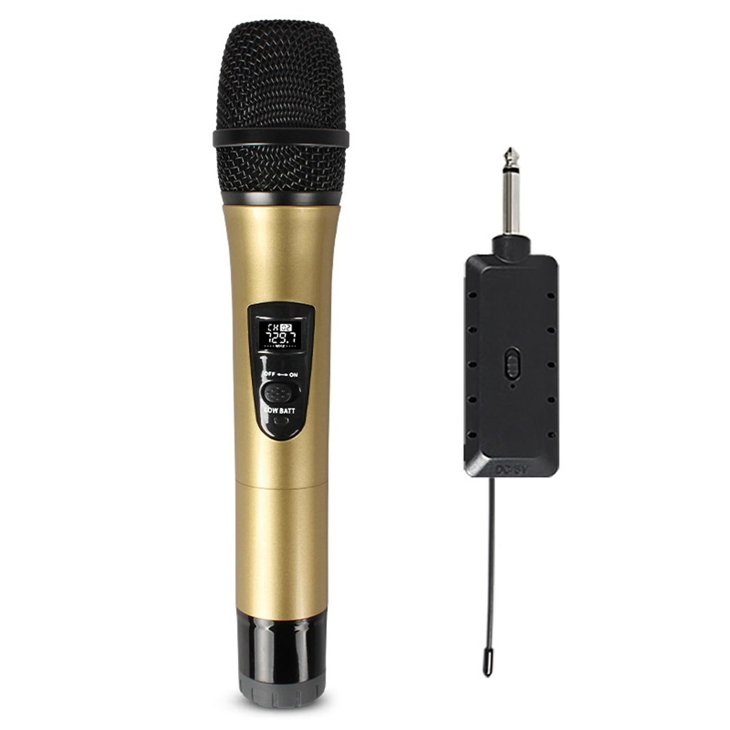 microphone Cordless Mic Set Durable Stable Performance Auto Connect Single Mic Aureate