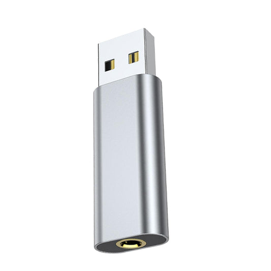 USB to 3.5mm Audio Jack Adapter External Sound Card for Headsets Desktops PC