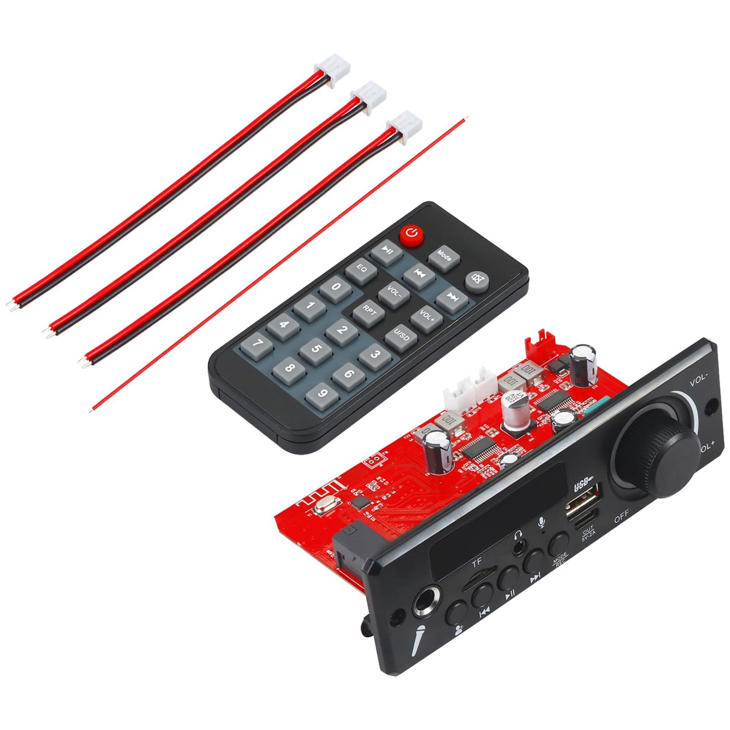 Decoder Board 2x 80W Call Recording TF Radio Remote Control MP3 WAV Flac Ape Style B