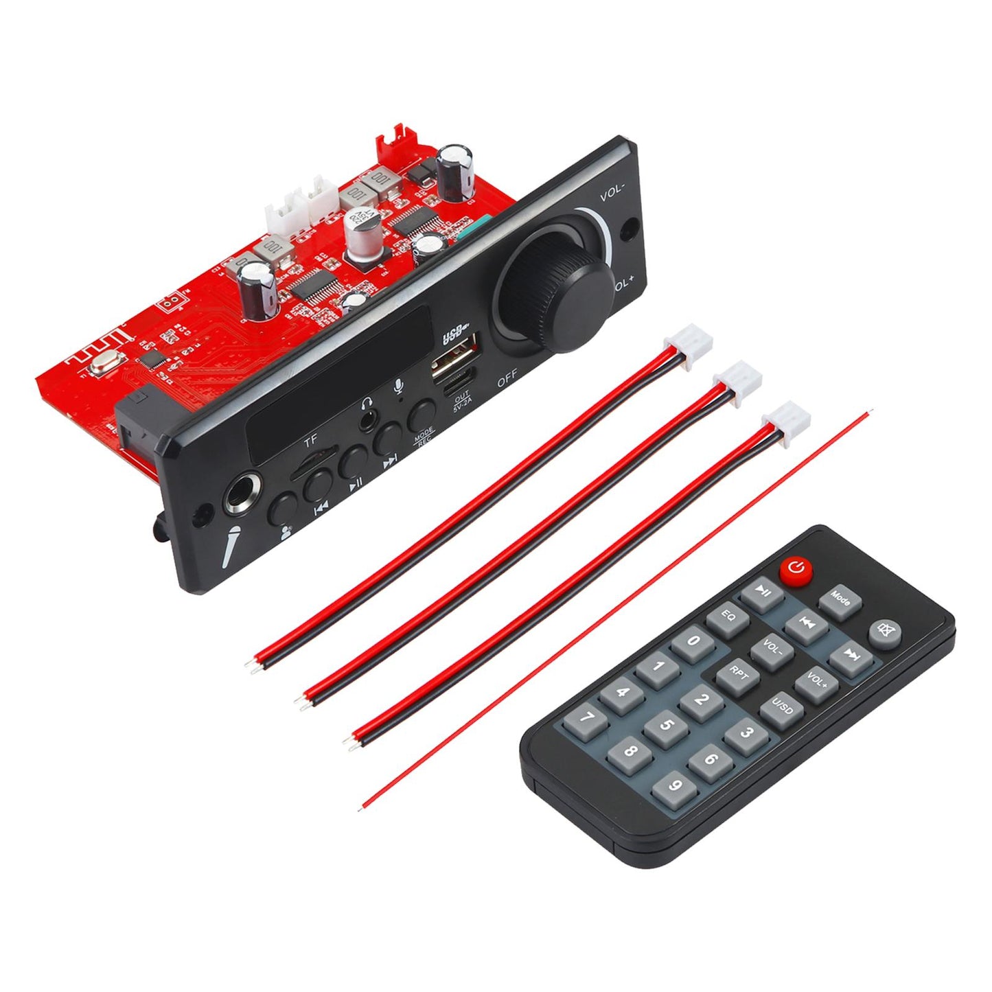 Decoder Board 2x 80W Call Recording TF Radio Remote Control MP3 WAV Flac Ape Style B