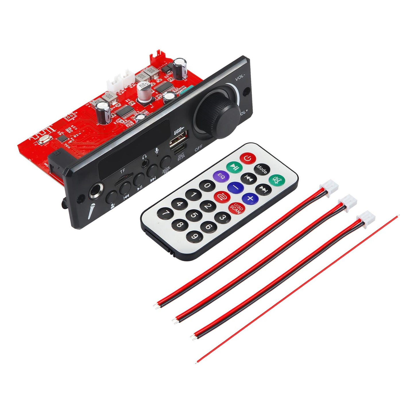Decoder Board 2x 80W Call Recording TF Radio Remote Control MP3 WAV Flac Ape Style C