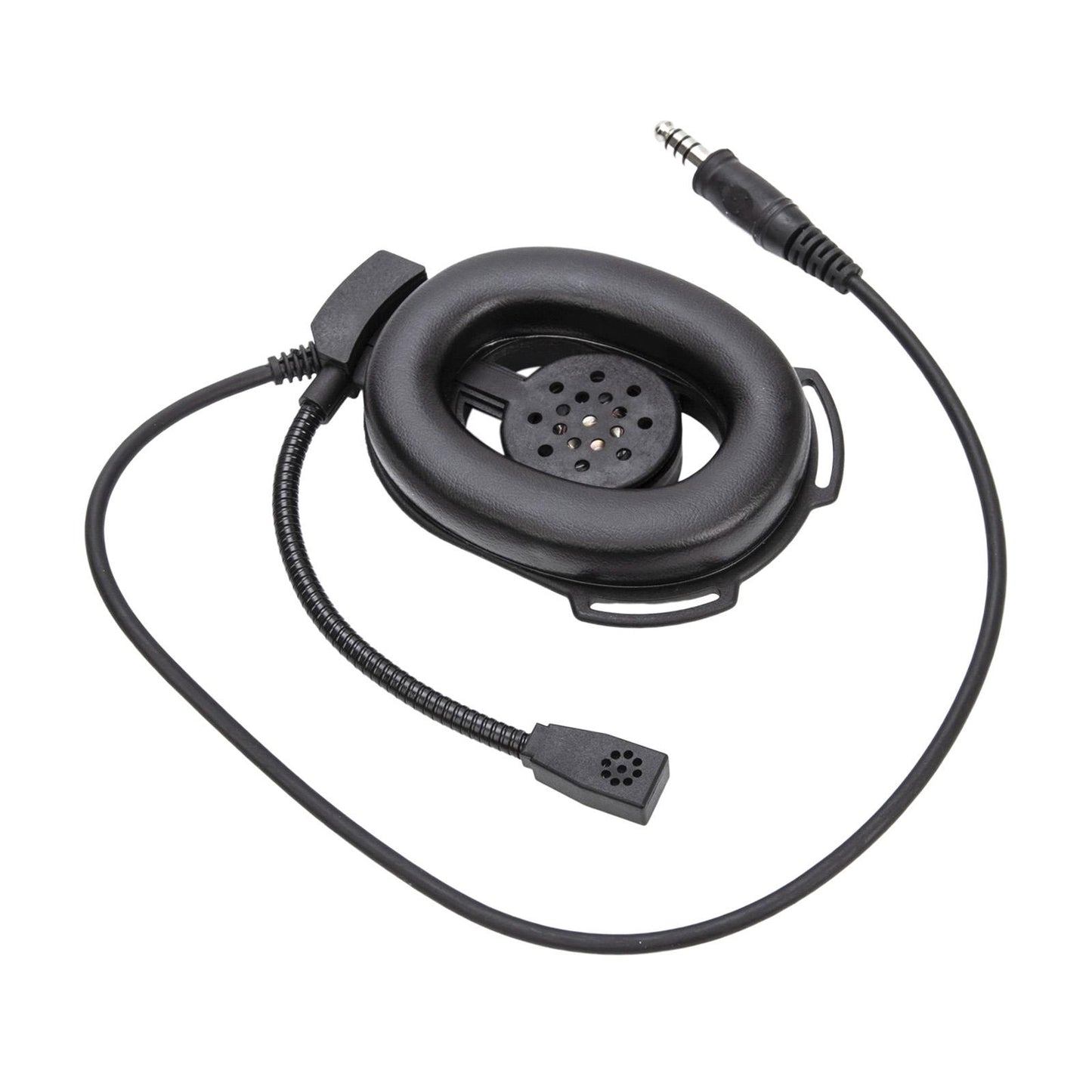 Radio Headset Portable Noise Canceling Headset for Accessories Replace Parts black