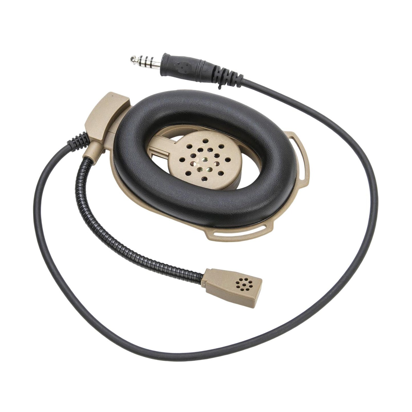 Radio Headset Portable Noise Canceling Headset for Accessories Replace Parts olive