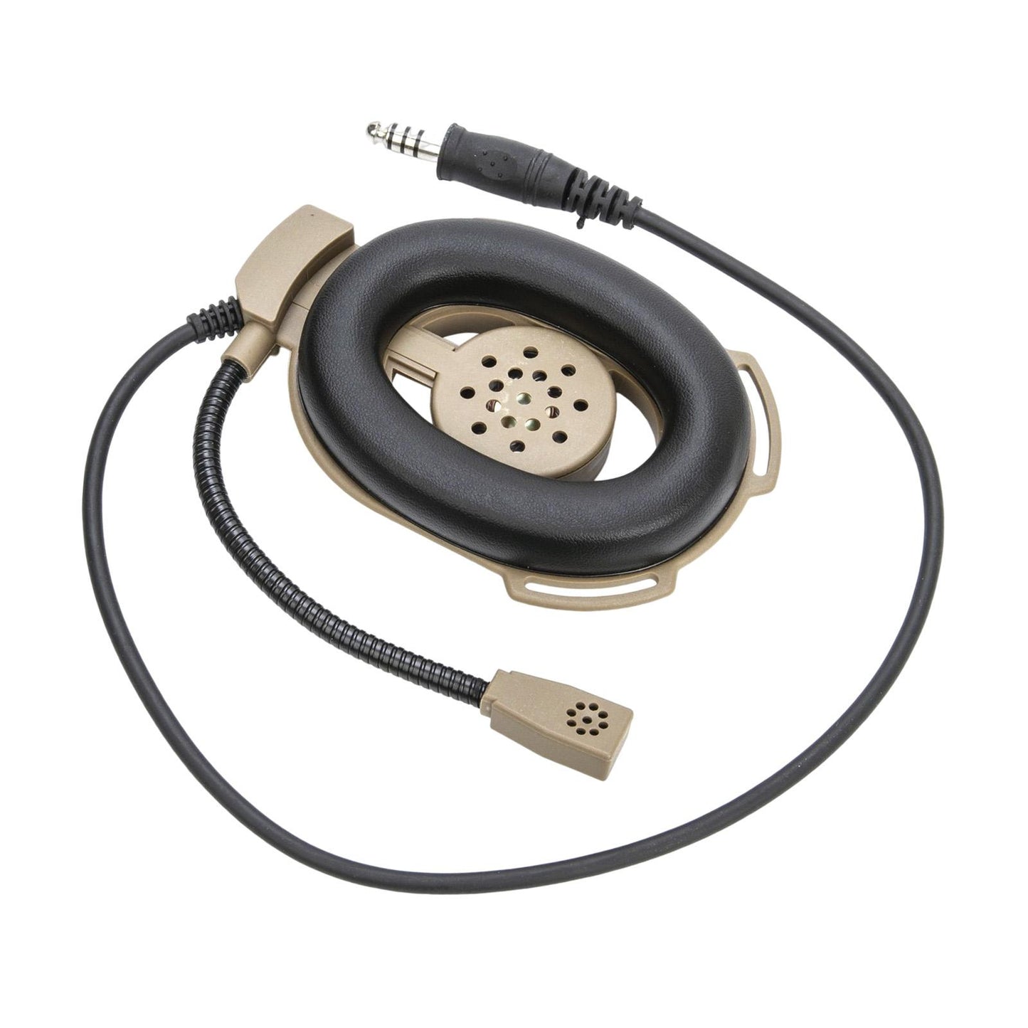 Radio Headset Portable Noise Canceling Headset for Accessories Replace Parts olive