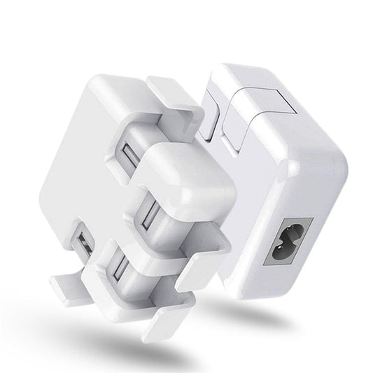 Portable 4 USB Ports Charger Multi USB Power Adapter for Xiaomi Samsung - EU Plug