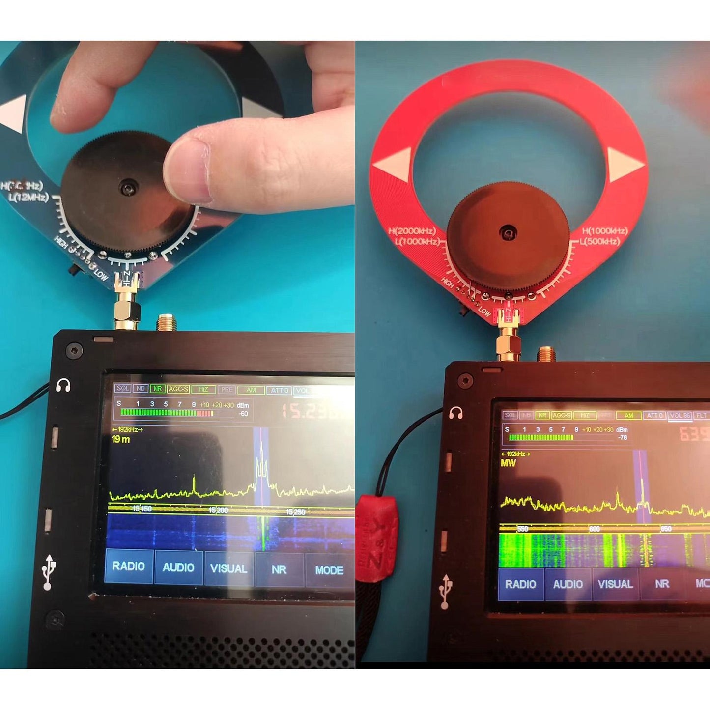 Loop Antenna Easy to Install Receiving Antenna for Rooftop Home Balcony Shortwave