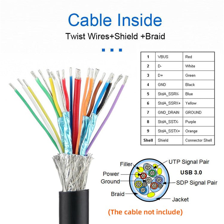 CN-026-BK USB 3.1 Type-C Male Plug Connector Solder Type with Aluminum Alloy Shell for 4.0mm-6.0mm Cable - Silver