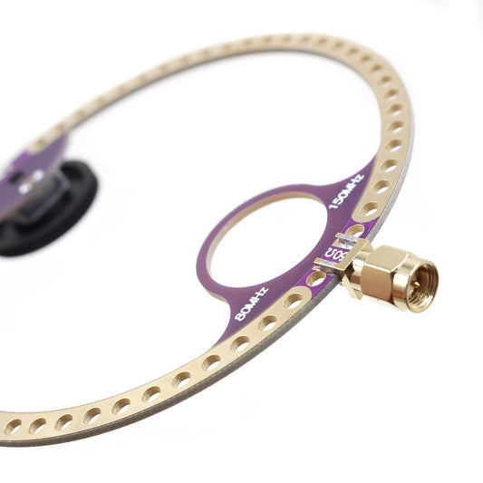 Mini Loop Antenna Sturdy UV UHF VHF FM for Hfdy Malahiteam Equipment Devices