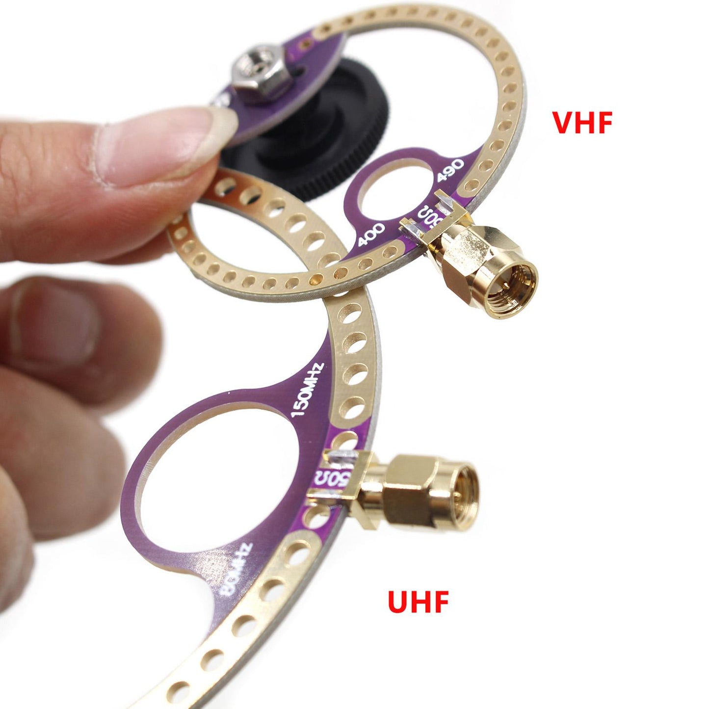 Mini Loop Antenna Sturdy UV UHF VHF FM for Hfdy Malahiteam Equipment Devices