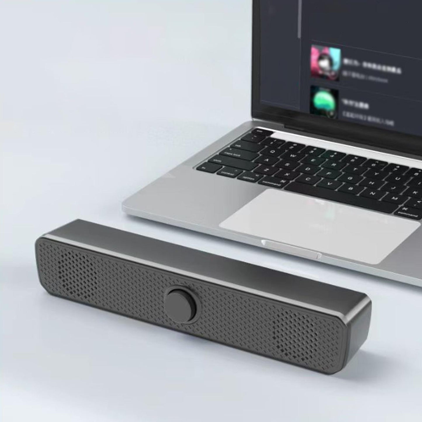 Wired PC Speakers Small Easy Setup Computer Sound Bar for Desktop Pcs Phones