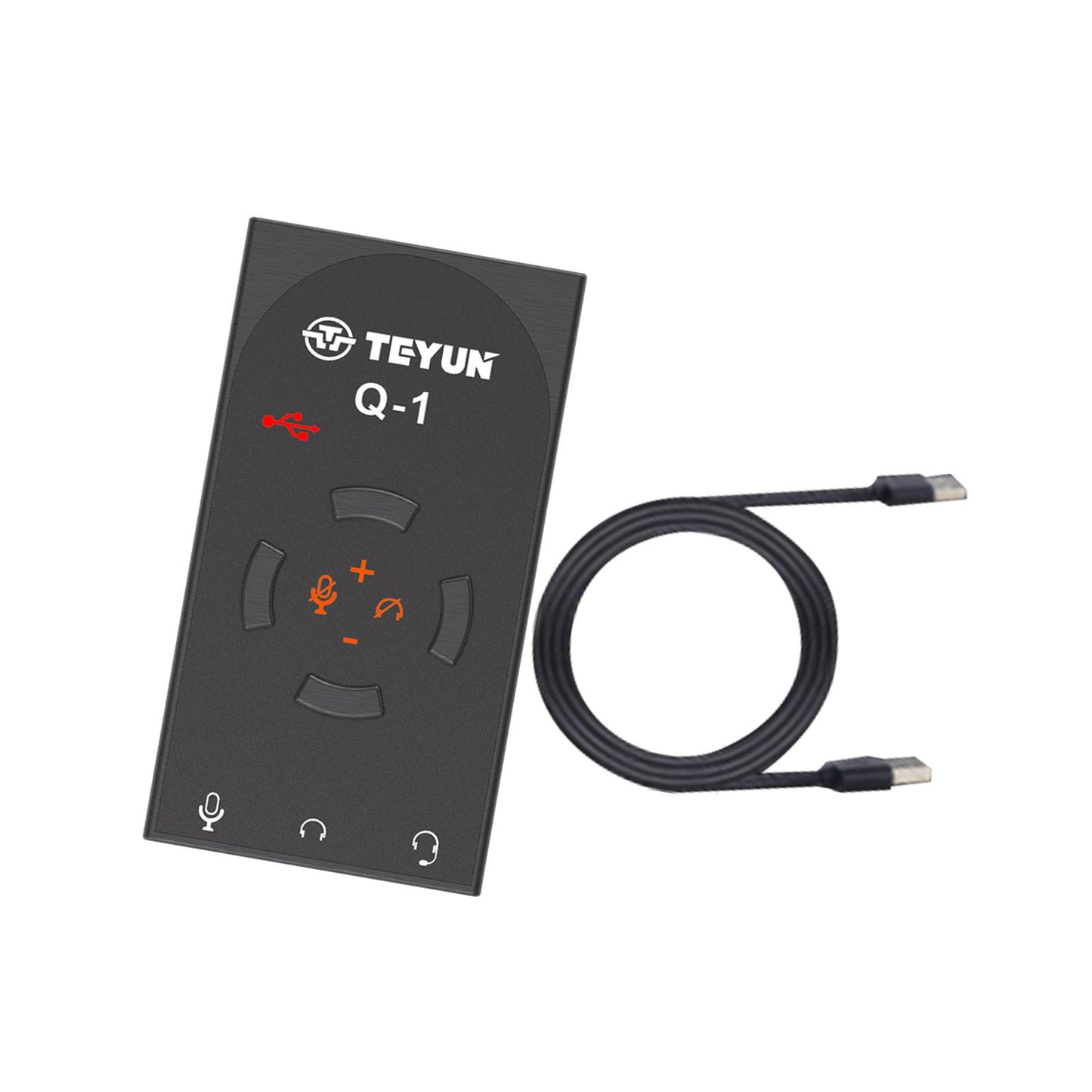 USB 7.1 External Sound Card Durable for Travel Accessories Black Free Driver