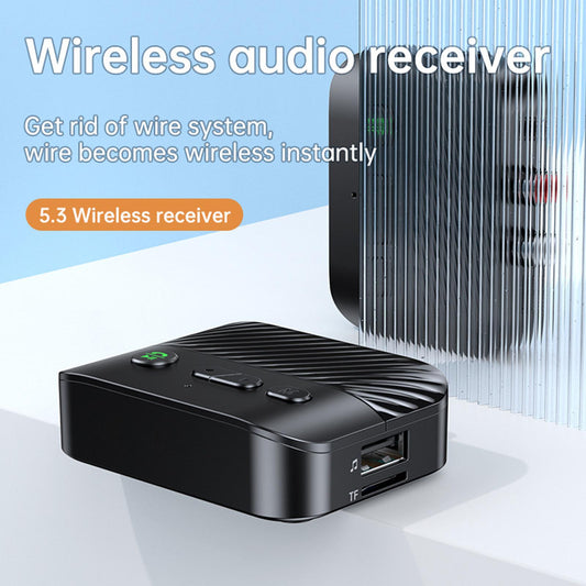 Audio Transmitter Receiver Adapter AUX Adapter for Speakers Car Home Theater