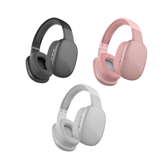 Gaming Headset AUX / TF Card Slot over Ear Headphones for Office sport work Black