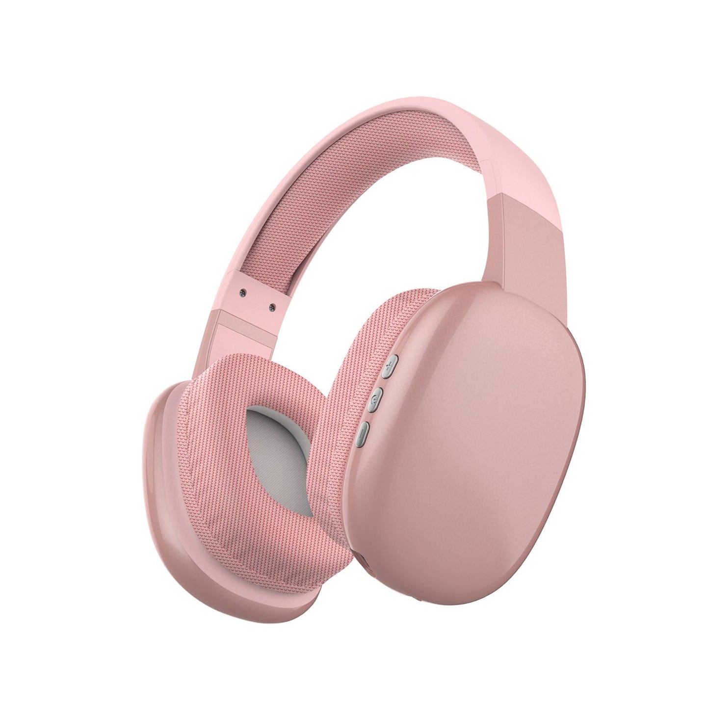 Gaming Headset AUX / TF Card Slot over Ear Headphones for Office sport work Pink