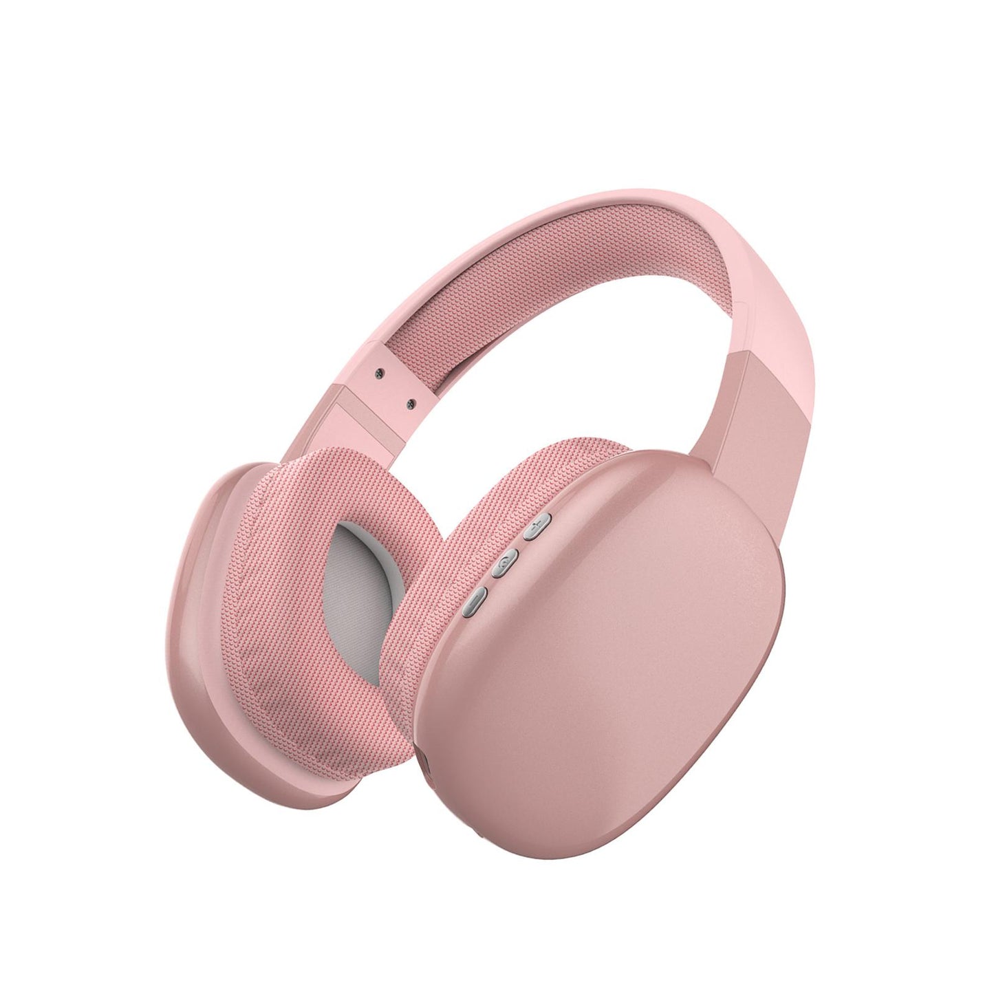 Gaming Headset AUX / TF Card Slot over Ear Headphones for Office sport work Pink