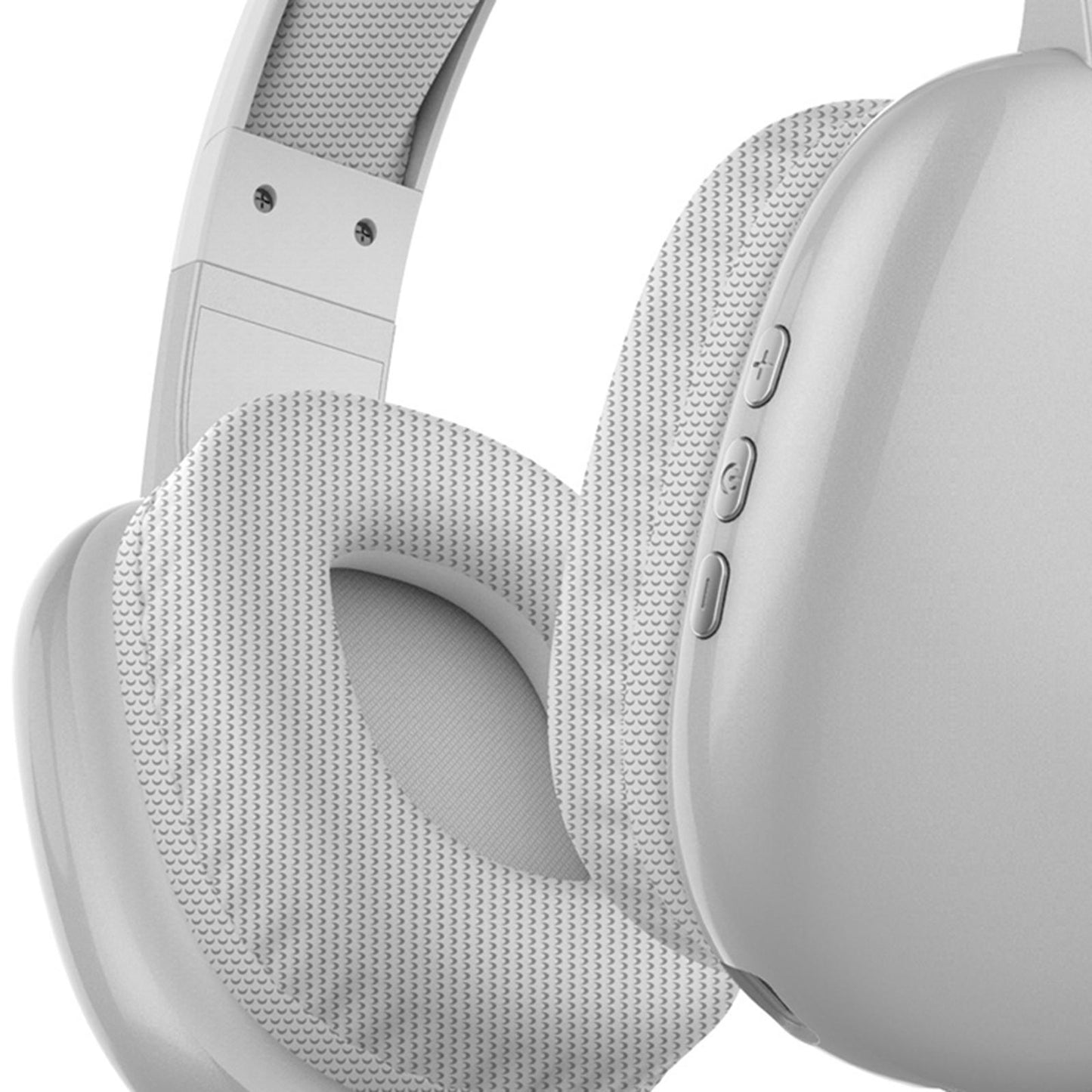 Gaming Headset AUX / TF Card Slot over Ear Headphones for Office sport work Silver