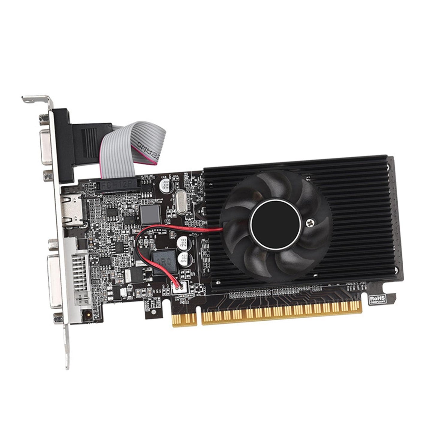 GT210 1G Gaming Graphics Card Low Profile for PC Gaming Computer Accessories
