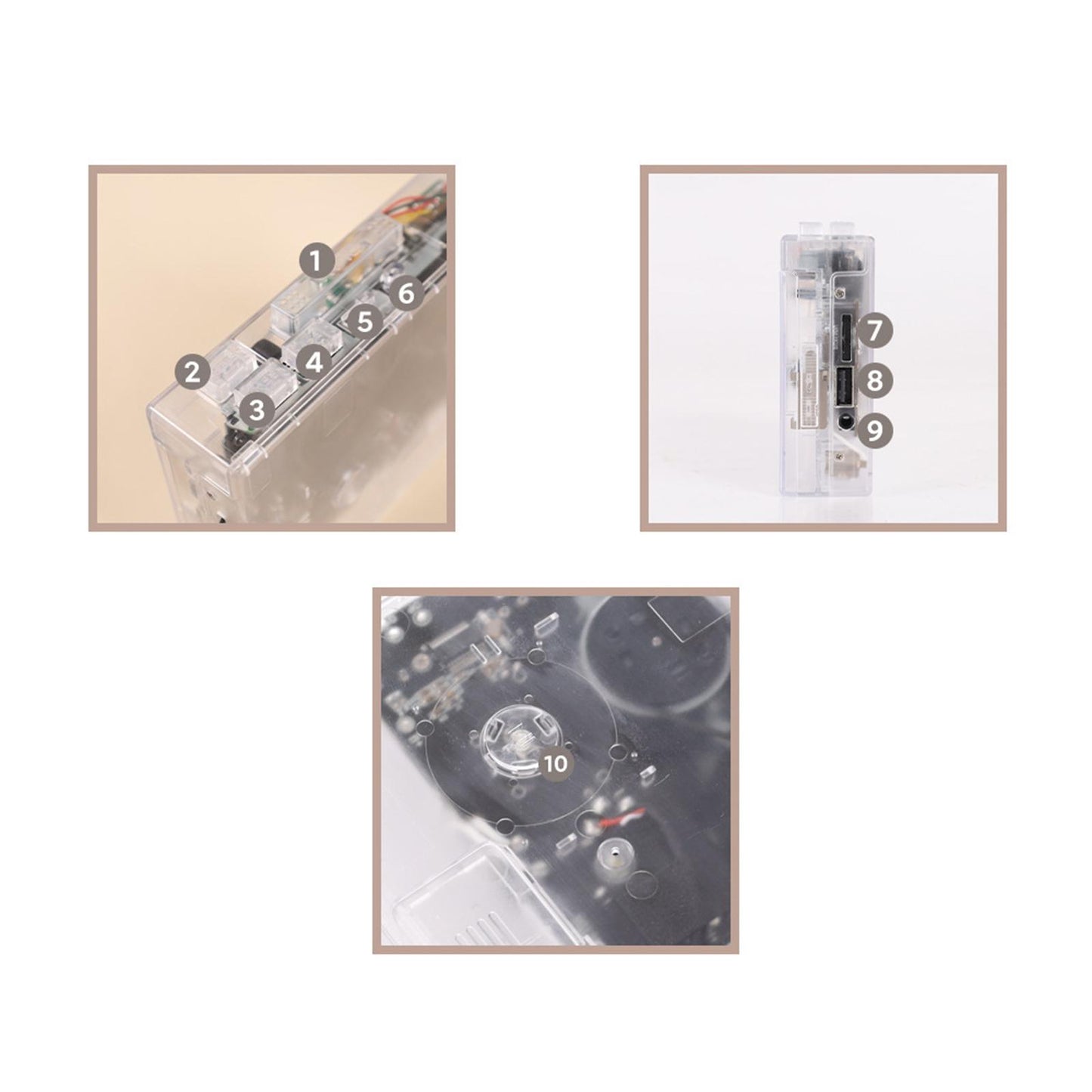 Cassette Player Retro Cassette Tape to Digital Converter Player Auto Reverse