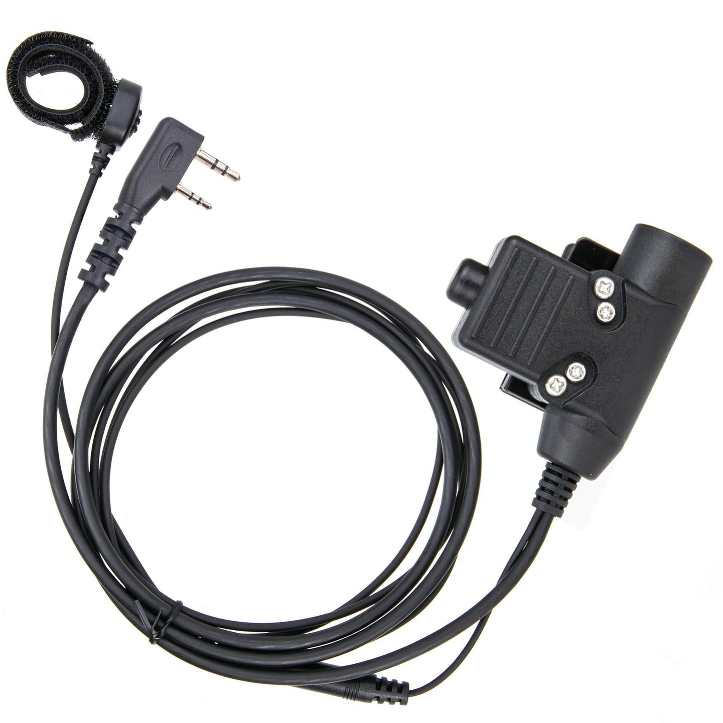 U94 PTT Headphone Earphone Mic Kit for UV-5R Easily Install Intercom Headset