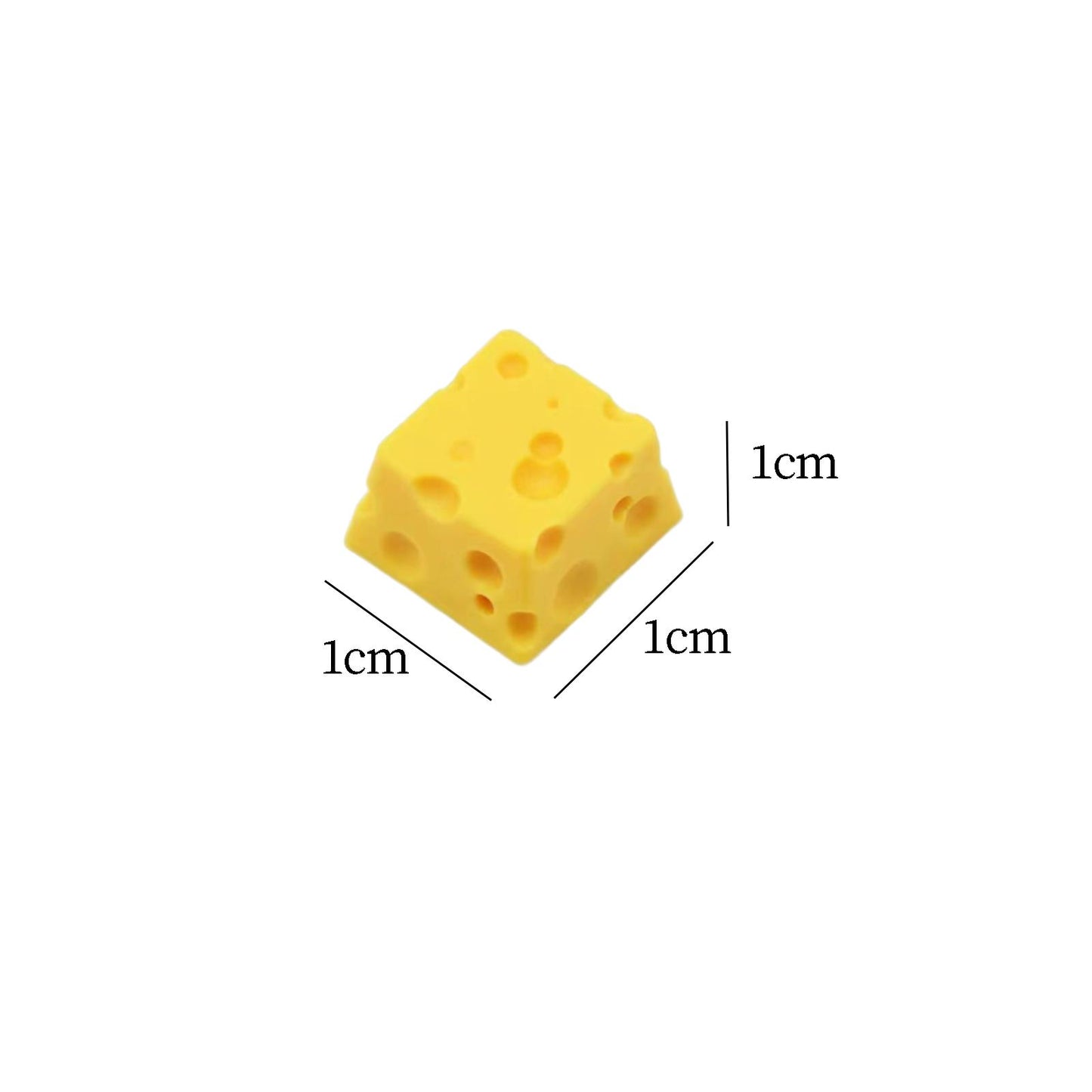 Cheese Keycap Cheese Style Mechanical Keyboard Key Caps for Game Lover Gifts