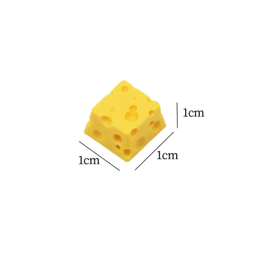 Cheese Keycap Cheese Style Mechanical Keyboard Key Caps for Game Lover Gifts
