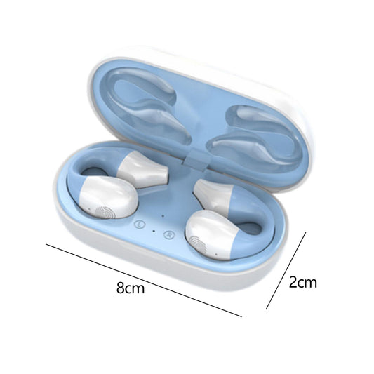 Air Conduction Headphones Rechargeable Sport Earphones for Games Cycling Gym S03 with Screen