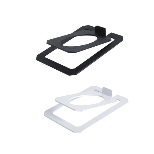 Desktop Speaker Stand Tilted External Riser for Bookshelf Computer Equipment black