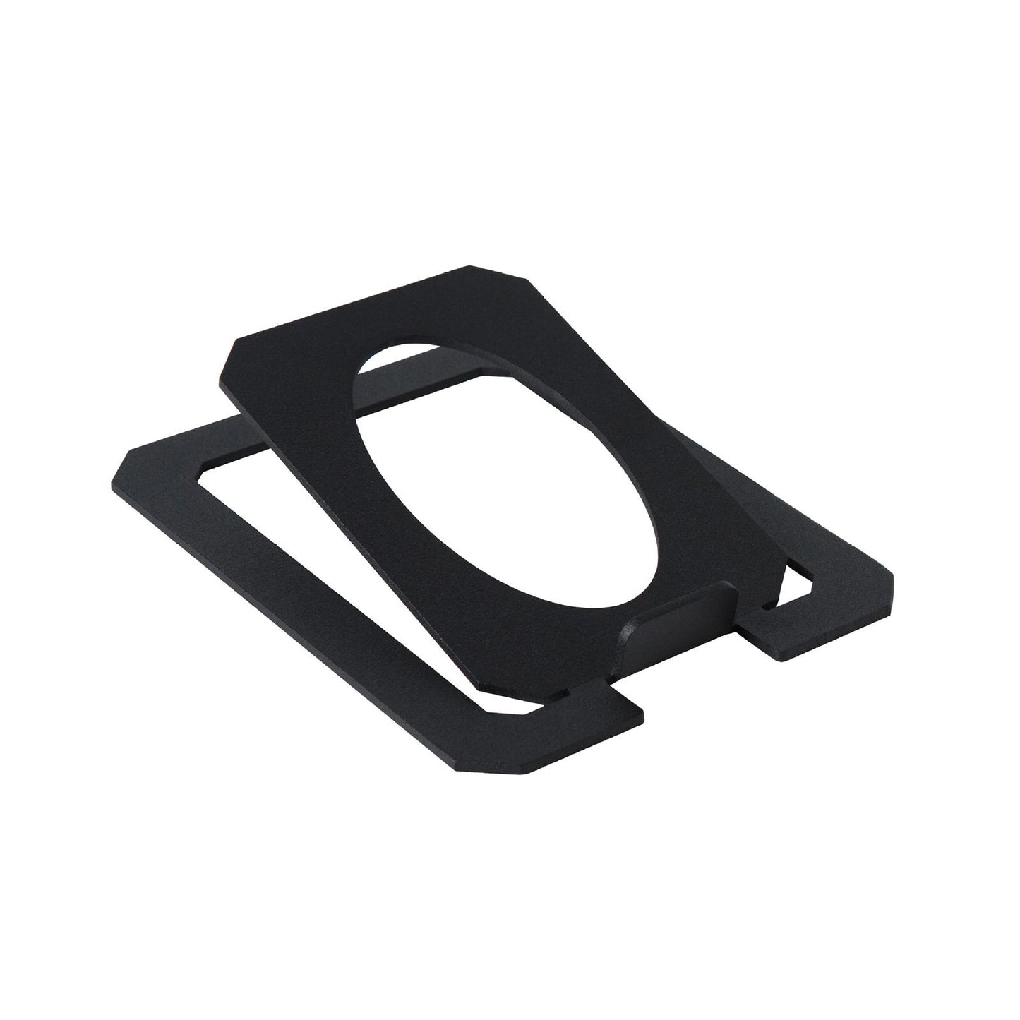 Desktop Speaker Stand Tilted External Riser for Bookshelf Computer Equipment black