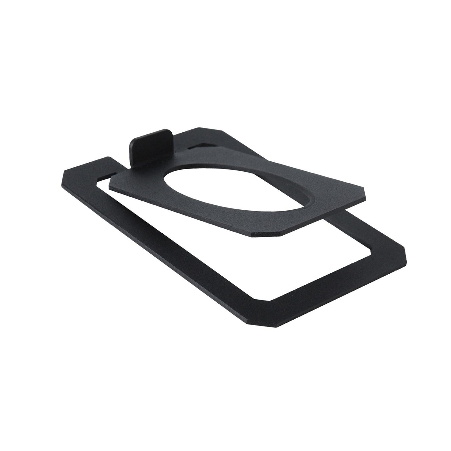 Desktop Speaker Stand Tilted External Riser for Bookshelf Computer Equipment black