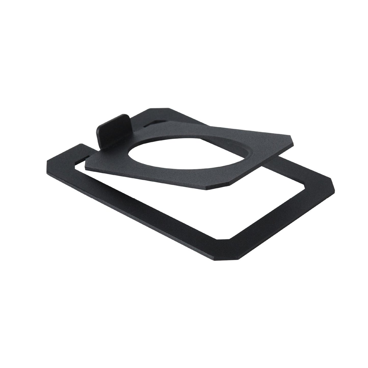 Desktop Speaker Stand Tilted External Riser for Bookshelf Computer Equipment black