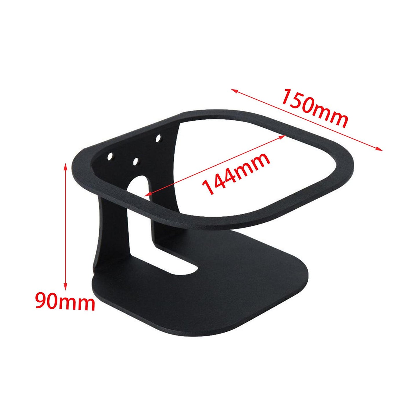 Speaker Wall Mount Durable Speaker Shelves for Office Living Room Study Room Black