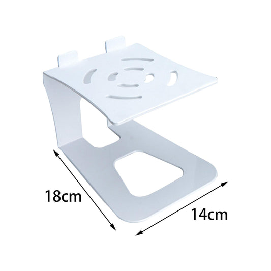 Desktop Speaker Stand Universal Speaker Rack for Home Table Recording Studio White